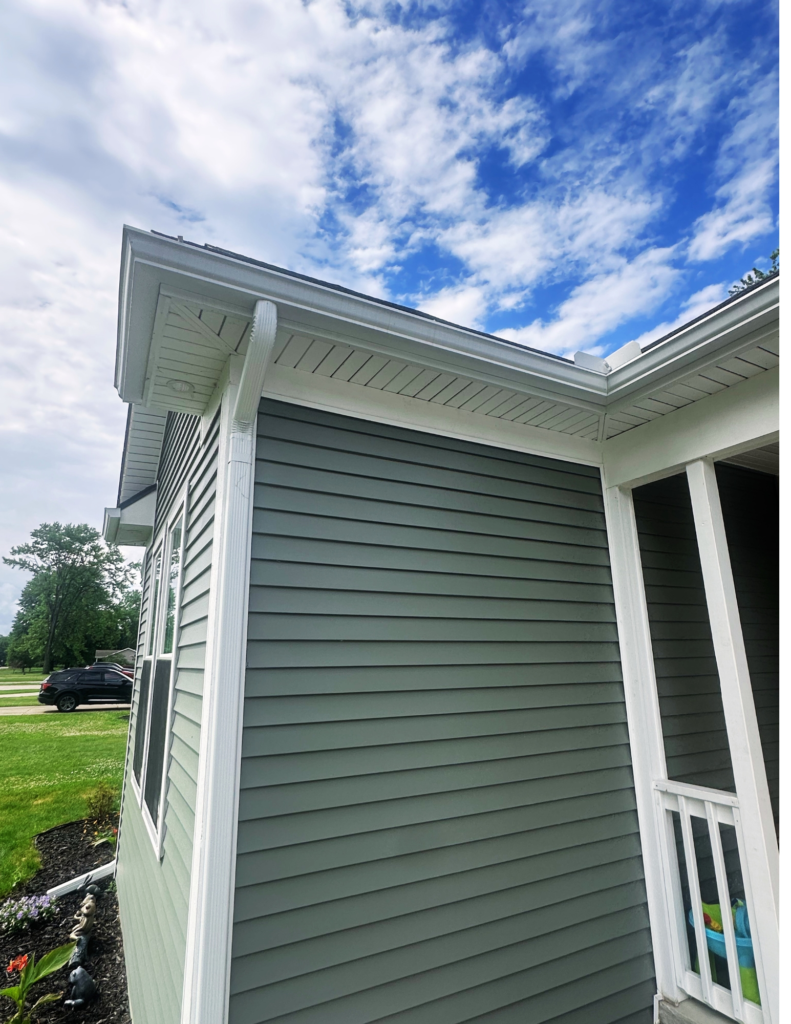 Gutter improvement in Michigan - completed construction project