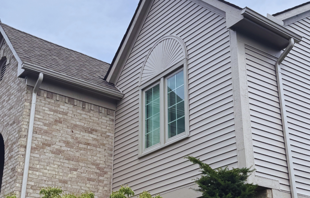 Full gutter work in Michigan - completed construction project