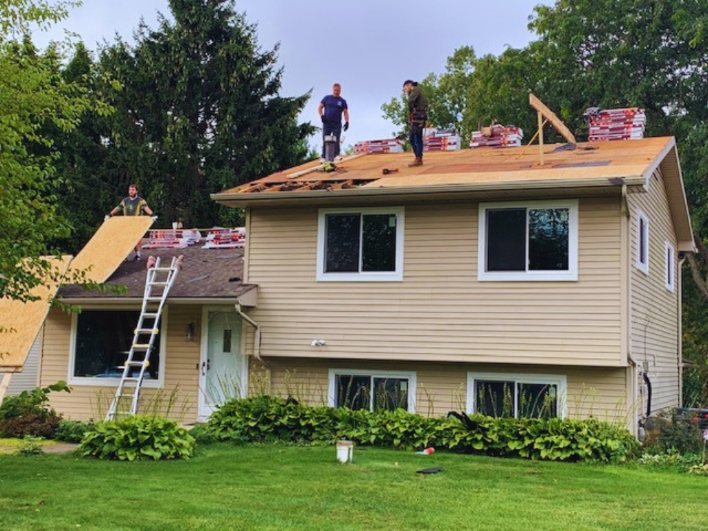 Roofing replacement in Michigan- completed construction project