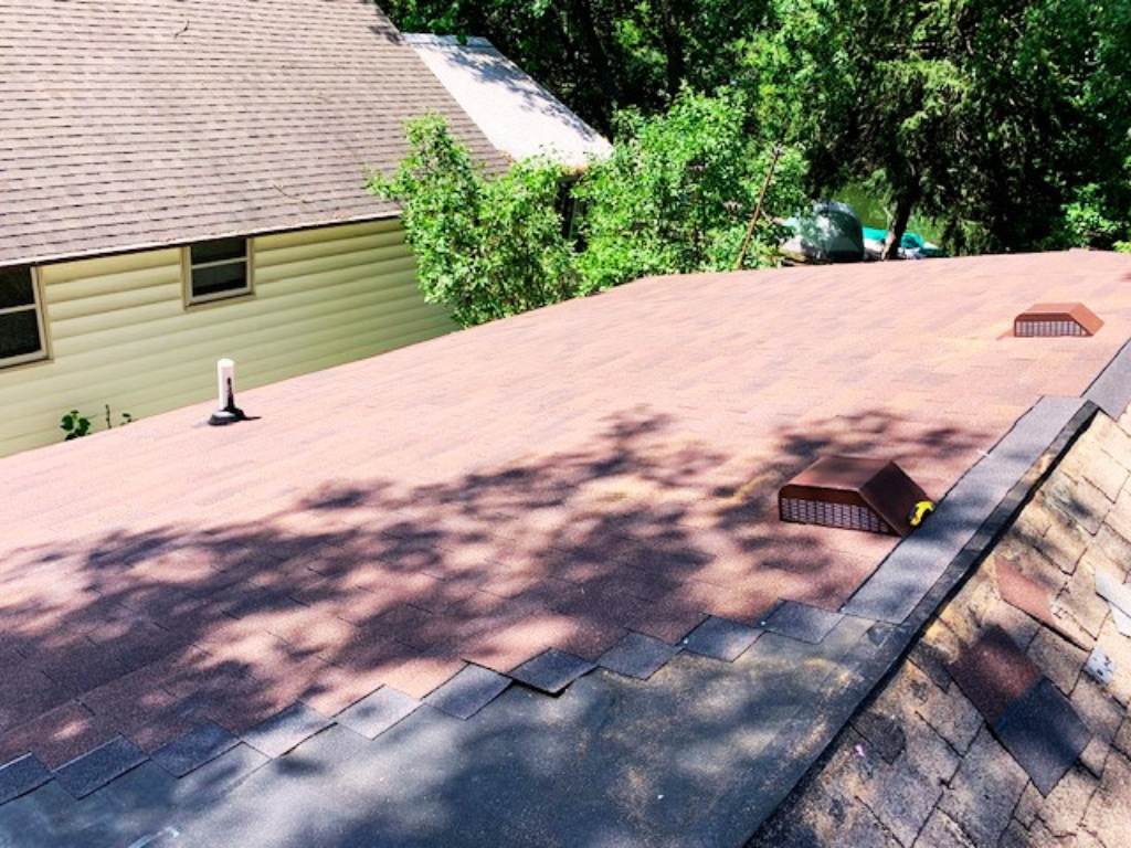 Replacement of roof in Michigan- completed construction project