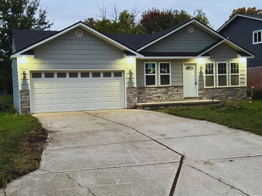 Finished new home construction in michigan